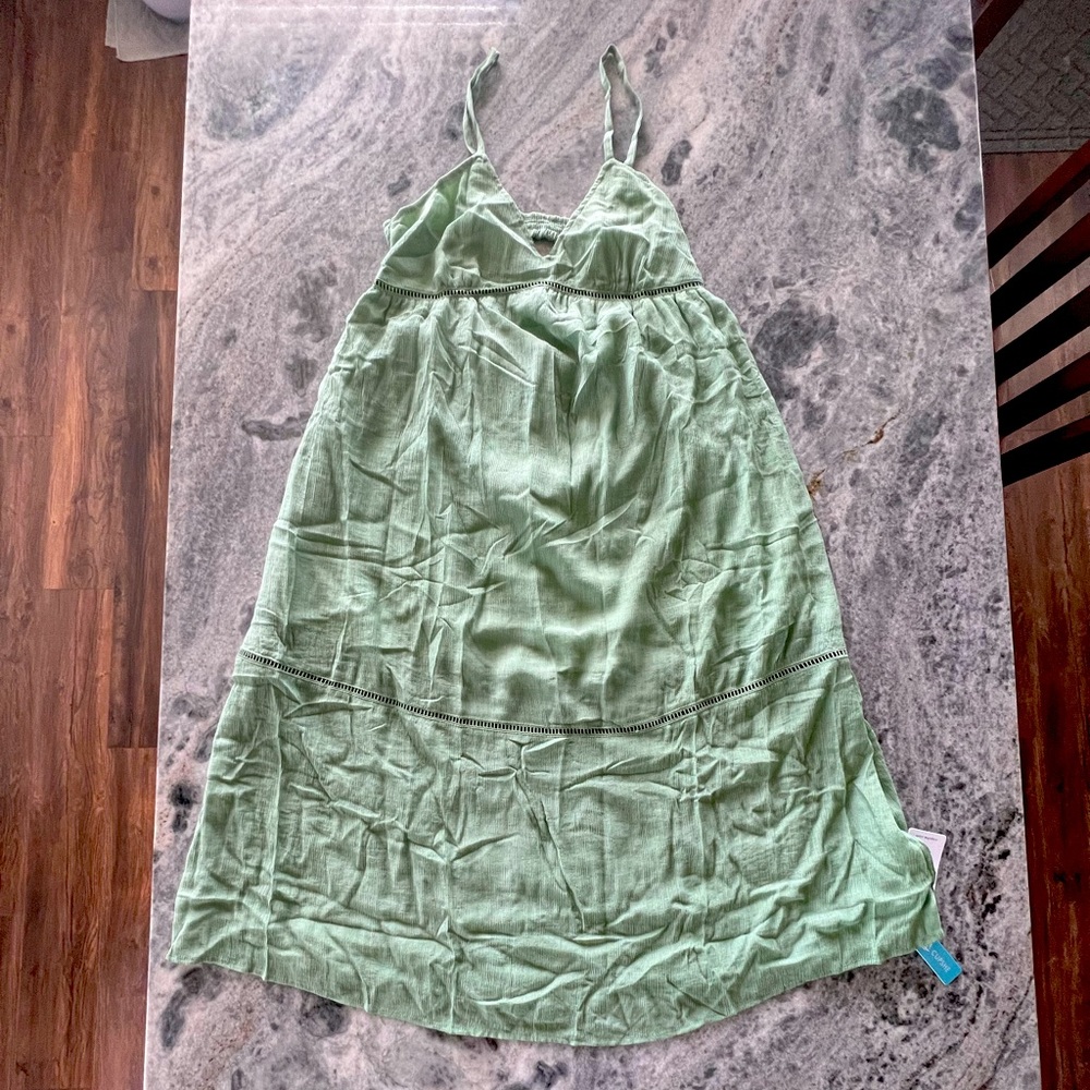 Cupshe Evelyn V-Neck Cutout Slip Dress, size M